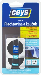 Lepidlo na placht.a kaučuk 7ml+4 záplaty CEYS