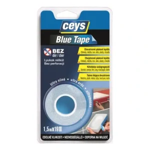 Páska oboustr. 19mmx1,5m montážní BLUE CEYS