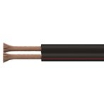 Dvojlinka 2x0,75mm černo/rudá