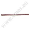 Dvojlinka 2x1,0mm průhledná