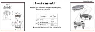 Svorka zemnící SR03 litinová