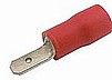 Faston 2,8mm červený