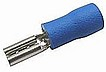 Faston zdířka 2,8mm modrá