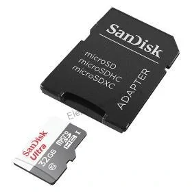 SD micro karta 32GB+adaptér SANDISK
