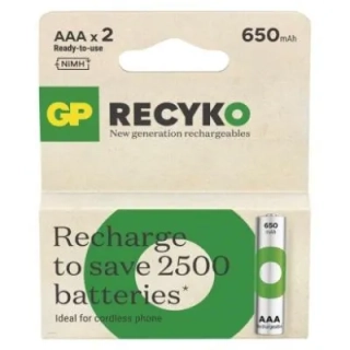 Nabíjecí baterie GP NiMH 650mAh AAA