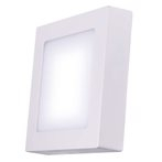 LED panel 6W čtvercový přisazený teplá bílá