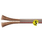 Dvojlinka 2x2,5mm průhledná