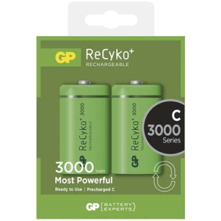 Nabíjecí baterie GP NiMH 3000mAh R14 (C)