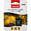 SD micro karta+adaptér 64GB MAXELL