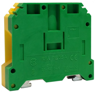 Svorka RSA 35 zelenožlutá