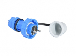 Vidlice vodotěsná 230V 16A IP68
