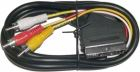 Kabel SCART IN-3CINCH OUT 1,5m