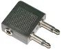 Redukce 2xJACK 3,5 mono/JACK 3,5 stereo