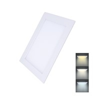 LED panel 18W čtvercový s přepínáním barvy světla