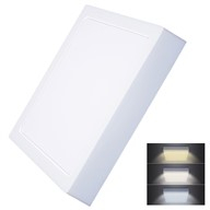 LED panel 24W čtvercový s přepínáním barvy světla
