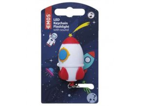 Přívěšek LED raketa