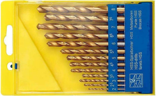 Vrtáky 2-8mm sada 13ks Titan