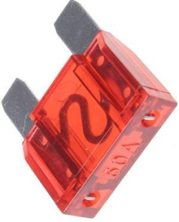 Autopojistka maxi 50A 29x22mm