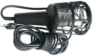 Lampa plastová přenosná E27