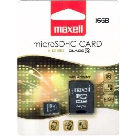 SD micro karta 16GB+adaptér MAXELL