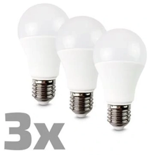 Žárovka LED E27 12W teplá bílá balení 3ks