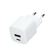 Adaptér nabíjecí USB-C+USB-A 20W