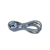 Flexošňůra 3x0,75mm opředená 2,4m